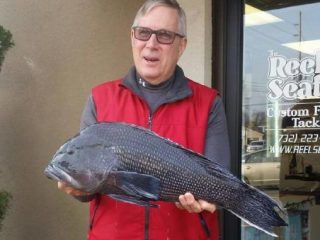 Steve Singler Black Sea Bass NJ Record