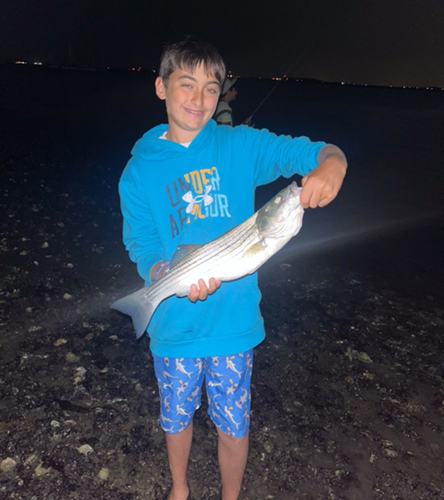 Salvy with his first schoolie